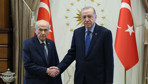Cumhurbaşkanı Erdoğan, MHP Genel Başkanı Bahçeli'yi kabul etti