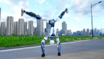 Çin işi ucuz robot! Takla da atıyor yumruk da üstelik komut alıp iş yapıyor