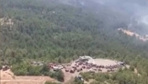 Bursa'da vatandaşlardan özverili çalışma! Vatandaşlar helikopterleri susuz bırakmadı