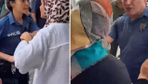 Bıçaklı şahsa müdahale eden polislere çok ağır sözler! "Köpeksin"