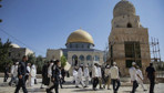 İsrailli fanatik Yahudiler, Mescid-i Aksa'ya baskın düzenledi
