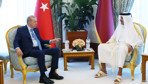 Cumhurbaşkanı Erdoğan, Katar Emiri Al Sani ile bir araya geldi