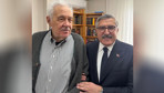 Hüseyin Yayman, Prof. Dr. İlber Ortaylı'yı ziyaret etti