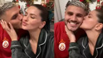 Icardi öpücük yağmuruna tutuldu! Duygusal kareler "aşka geldi" dedirtti