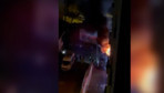 Pendik'te 10 katlı binada yangın çıktı