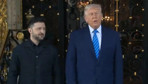 Trump ile Zelenskiy Florida'da bir araya geldi