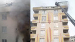Sultanbeyli'de bir binada çıkan yangında 12 kişi dumandan etkilendi