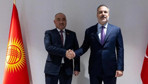 Bakan Fidan, Kırgızistan Meclis Başkanı Turgunbek Uulu ile görüştü