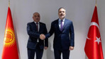 Bakan Fidan, Kırgızistan Parlamento Başkanı ile görüştü
