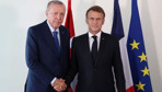 Cumhurbaşkanı Erdoğan, Emmanuel Macron'la görüştü