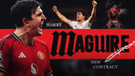 Manchester United, Harry Maguire'ın sözleşmesini uzattı