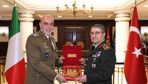 Orgeneral Bayraktaroğlu, İtalya Kara Kuvvetleri Komutanı'nı kabul etti