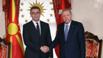 Cumhurbaşkanı Erdoğan, Kuzey Makedonya Başbakanı Mickoski'yi kabul etti