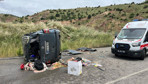 Sivas'ta korkunç kaza: 1 ölü, 2 yaralı
