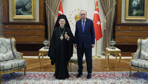 Cumhurbaşkanı Erdoğan, Fener Rum Patriği Bartholomeos'u kabul etti