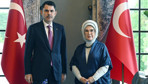 Emine Erdoğan, Murat Kurum'u kabul etti