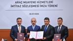 Araç muayene hizmetlerinde 20 yıllık yeni dönemin sözleşmeleri imzalandı