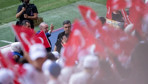 Cumhurbaşkanı Erdoğan, Ali Sami Yen Spor Kompleksi'nde salavatlarla karşılandı