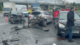 Esenler'de zincirleme trafik kazası