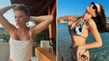 Serenay Sarıkaya'nın Tatil Fotoğrafları Sosyal Medyada İlgi Odağı Oldu