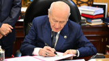 Devlet Bahçeli, 'Milli Dayanışma' yasa teklifine destek verdi