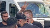Sayın Öcalan'a özgürlük" diye bağırdı! ultrAslan lideri Muzaffer Şirin'in o anları kamerada