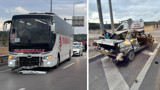 Çanakkale’de otobüs ile otomobi çarpıştı: 2 ölü