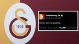 Galatasaray'dan gizemli paylaşım! 'Sinan ne yaptın...' ne anlama geliyor?