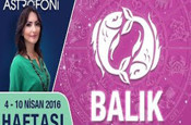 Balık burcu haftalık astroloji yorumu 04 - 10 Nisan 2016