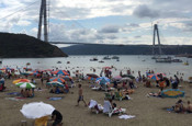 İstanbul'da 3. köprü manzaralı plaj keyfi!