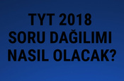 TYT 2018 soru dağılımı hangi dersler var son durum