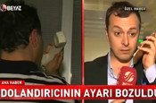 Beyaz TV muhabirinin telefon dolandırıcıları ile röportajı olay oldu