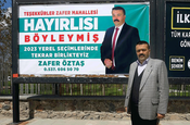 Konya Karapınar'da seçimi kaybeden adaydan 'billboardlı' teşekkür