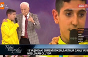 Nihat Hatipoğlu'nun canlı yayında Ermeni çocuk müslüman oldu