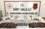 Kaçak sigaralar Siirt İl Jandarma Komutanlığı ekiplerinin gözünden kaçamadı!