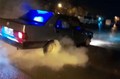 Tekirdağ’da drift şov pahalıya patladı! Bekçilere yakalandı