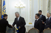 Bakan Bolat, Zelenskiy'le görüştü