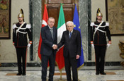 Cumhurbaşkanı Erdoğan ile Mattarella Roma’da bir araya geldi