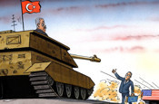 The Economist bu karikatürle verdi; Korkmayın Avrupalılar Erdoğan arkanızda