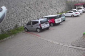 Ordu'daki korkunç ölüm kamerada! İstinat duvarından aşağıya düştü...