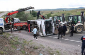 Yozgat'ta cenaze dönüşü feci kaza! Ölü ve yaralılar var...