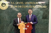 Bakan Murat Kurum, Galatasaray Kulübü Başkanı Dursun Özbek ile görüştü