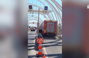 Avrasya Tüneli'nde araç yandı!