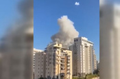 İran Tel Aviv'e füze yağdırdı İsrail borsası vuruldu çok sayıda bina isabet aldı
