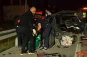 Kütahya'da feci kaza: 1 ölü, 3 yaralı
