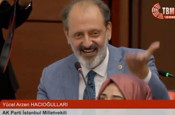 AK Partili Hacıoğulları'ndan Leman Dergisi'ne Meclis'te salavatlı tepki