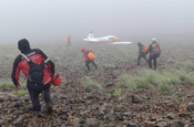 Kaçkar Dağları'nın zirvesinde düşen özel jetin pilotu hayatını kaybetti