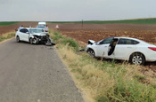 Diyarbakır'da iki otomobilin çarpıştığı kazada 4 kişi yaralandı