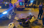 Adana'da ciple çarpışan motosiklet sürücüsü hayatını kaybetti