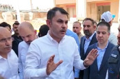 Bakan Kurum'dan Malatya'daki şantiyelere 24 saat çalışma talimatı